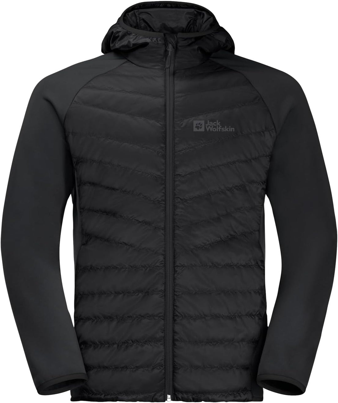 Jack Wolfskin Herren Routeburn Pro Hybrid M Fleecejacke S Schwarz, S Schwarz
