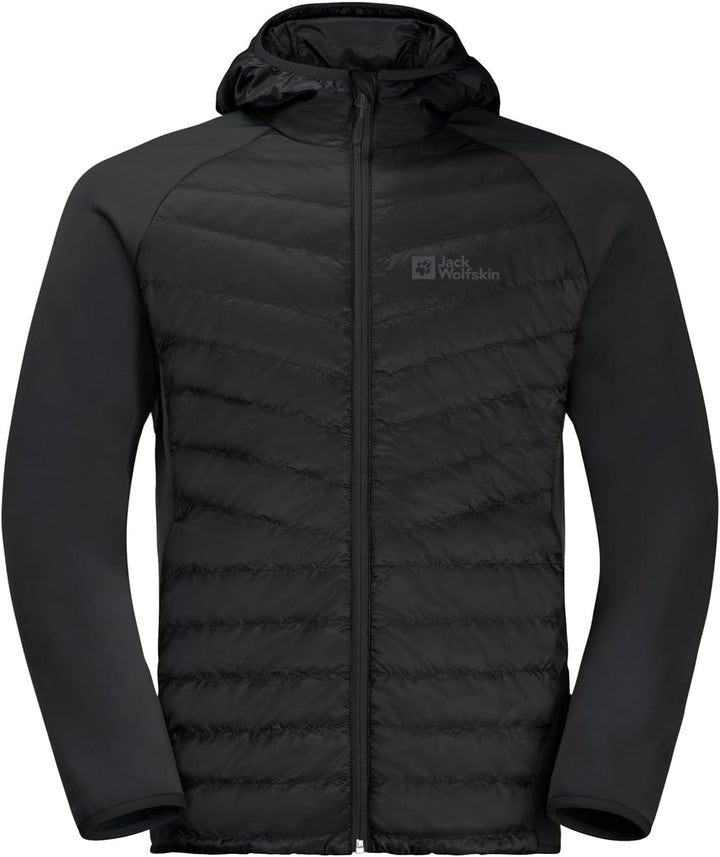Jack Wolfskin Herren Routeburn Pro Hybrid M Fleecejacke S Schwarz, S Schwarz