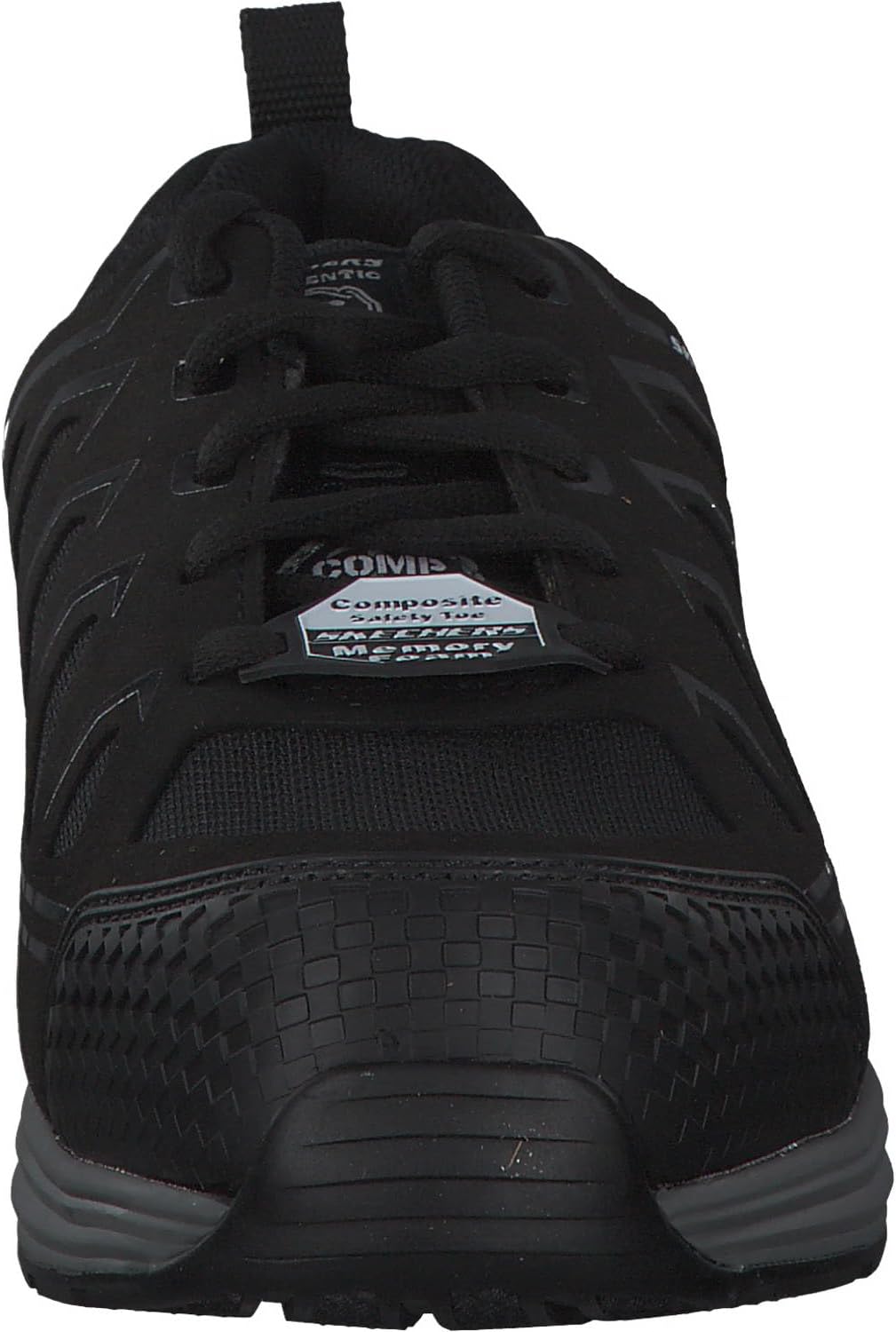 Skechers Herren Malad Ii ESD Composite Safety Toe BAU-Schuhe 41.5 EU Black Textile Synthetic, 41.5 E