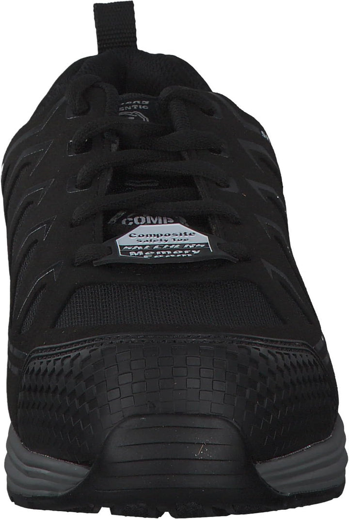 Skechers Herren Malad Ii ESD Composite Safety Toe BAU-Schuhe 40 EU Black Textile Synthetic, 40 EU Bl