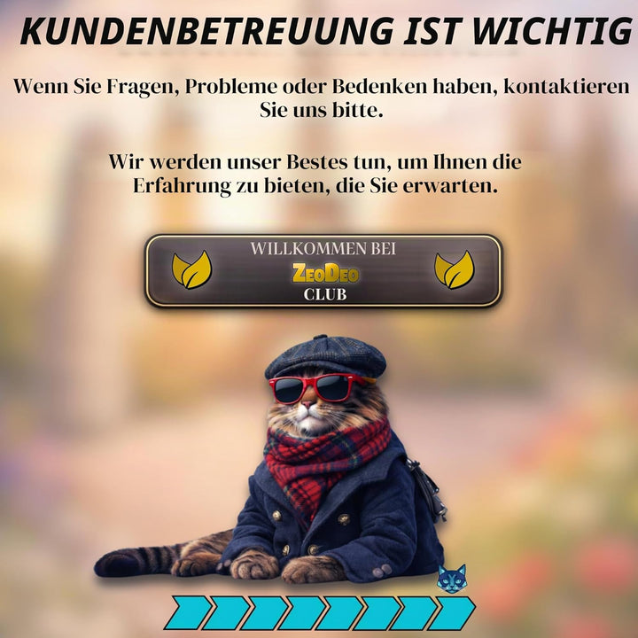 ZeoDeo - Natürliche Zeolith-Katzenstreu-Pellets für Zweischicht-Katzenstreu-Systeme, 4 Pfund oder 1,