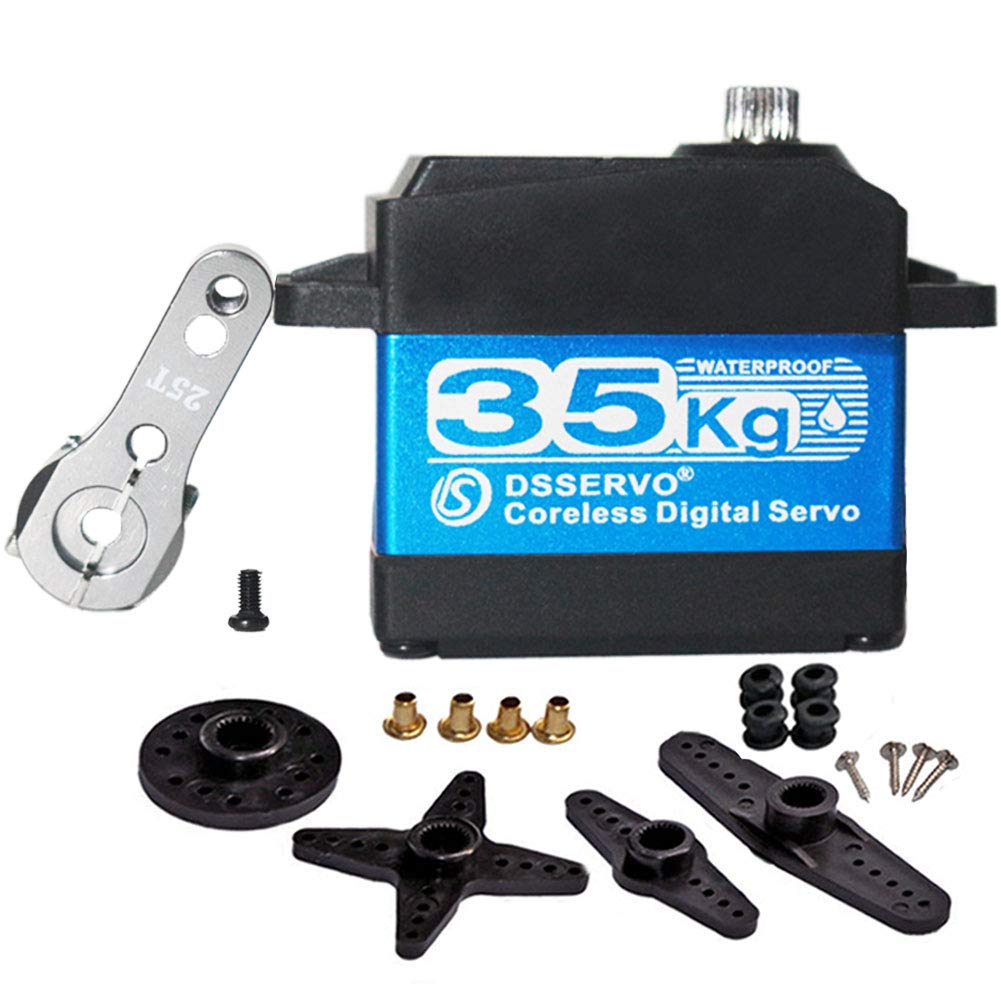 ANNIMOS 35kg PRO Coreless RC Servo Hohes Drehmoment Edelstahl Getriebe Hobby Servomotoren 270 Grad 2