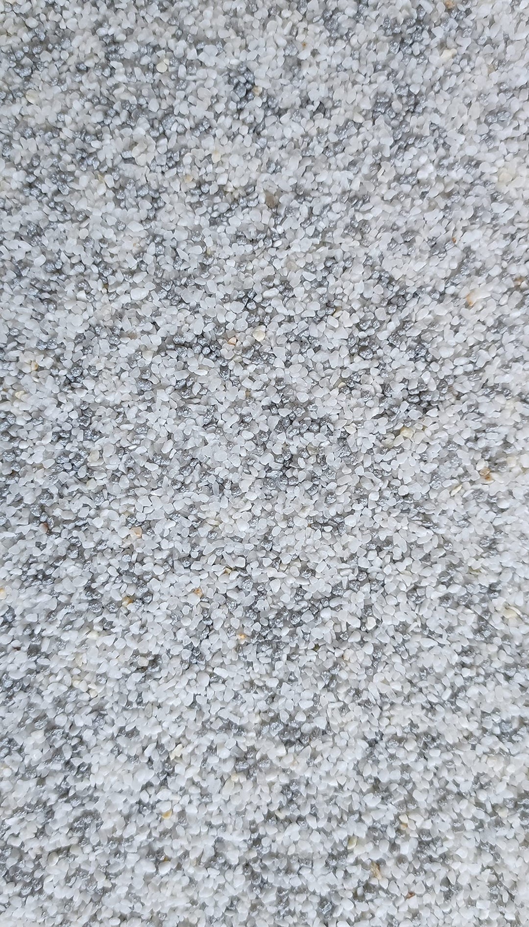 20kg Buntsteinputz Mosaikputz 1-2mm Grau/Weiss verschiedene Mischungen - Hergestellt in Bayern - (G2