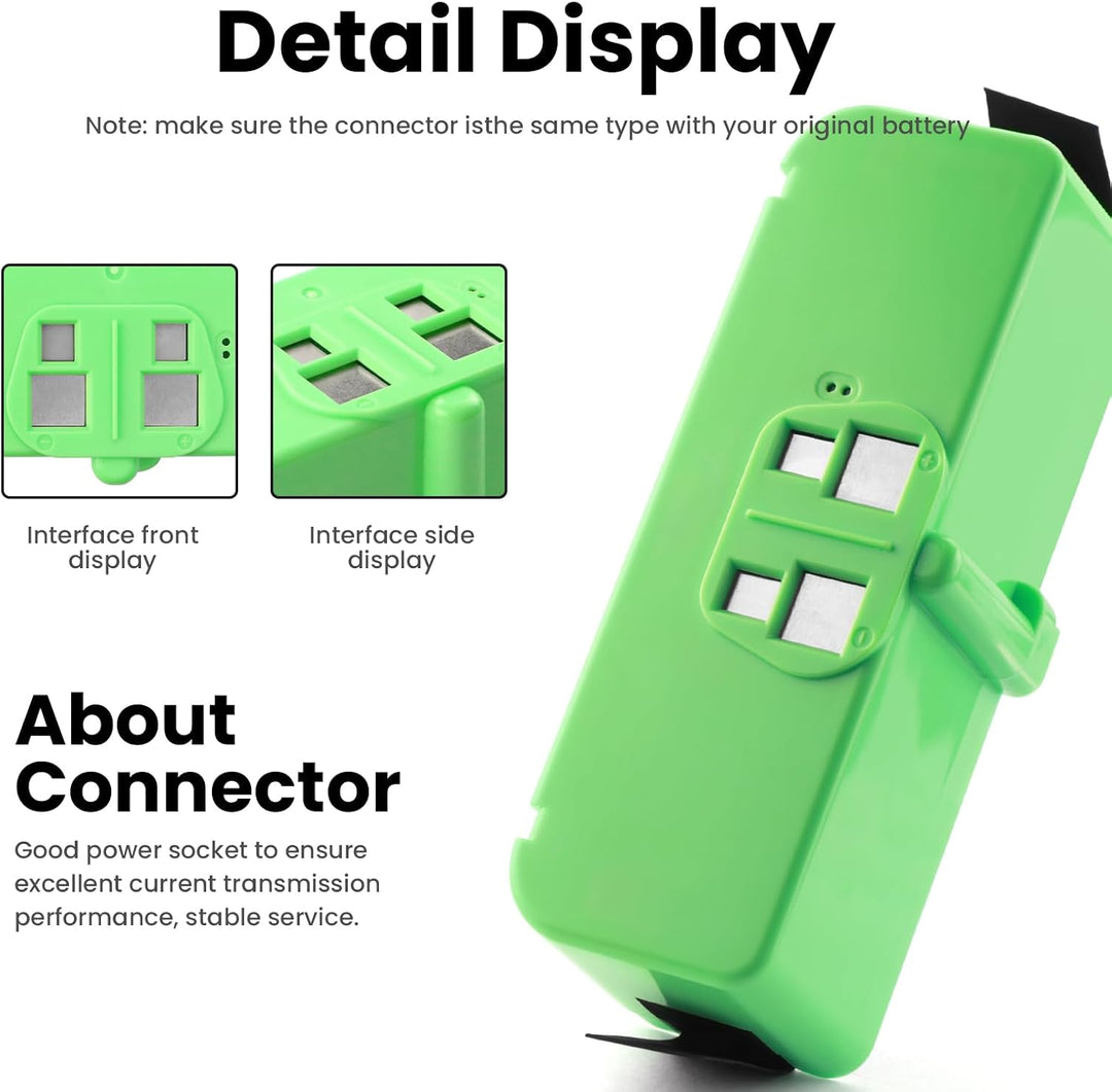 ANTIEE Vacuum Cleaner Ersatzakku für Roomba 681, 685, 677, 691, 690, 680, 696, 695 Total Clean Staub