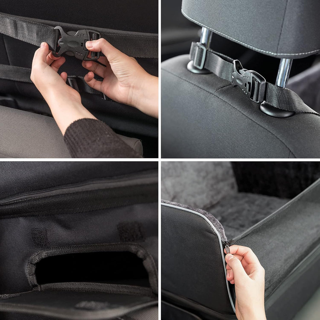 Trixie 1322 Autositz, 45 × 38 × 37 cm, schwarz, schwarz