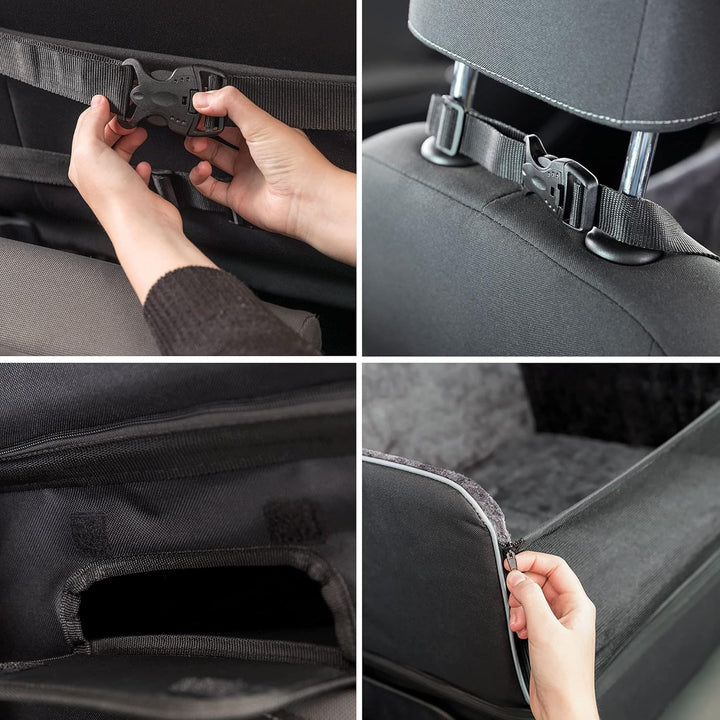 Trixie 1322 Autositz, 45 × 38 × 37 cm, schwarz, schwarz