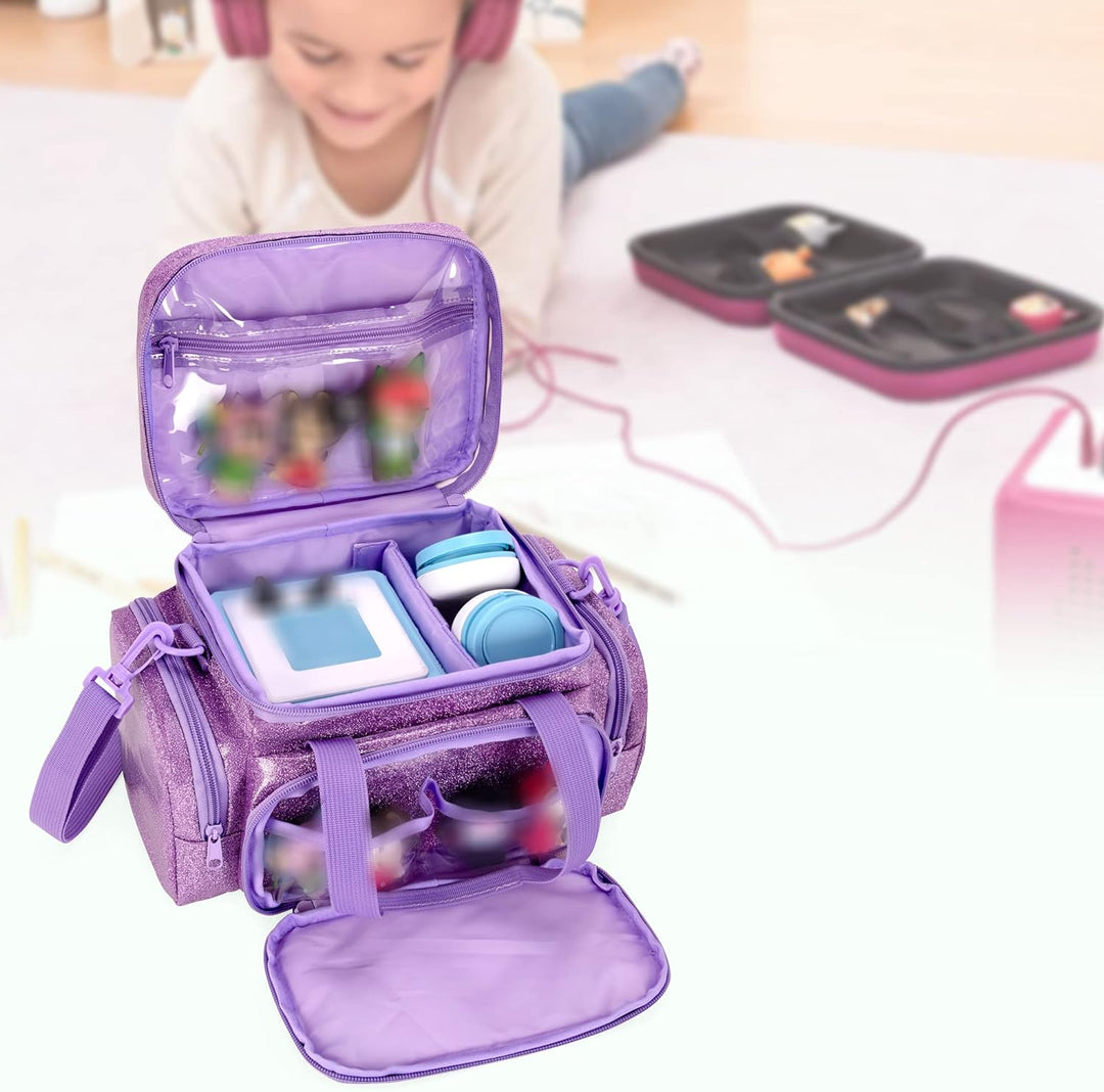 LoDrid Tragetasche kompatibel mit Tonie, Aufbewahrungstasche Organizer für Audio-Player-Set und Zube