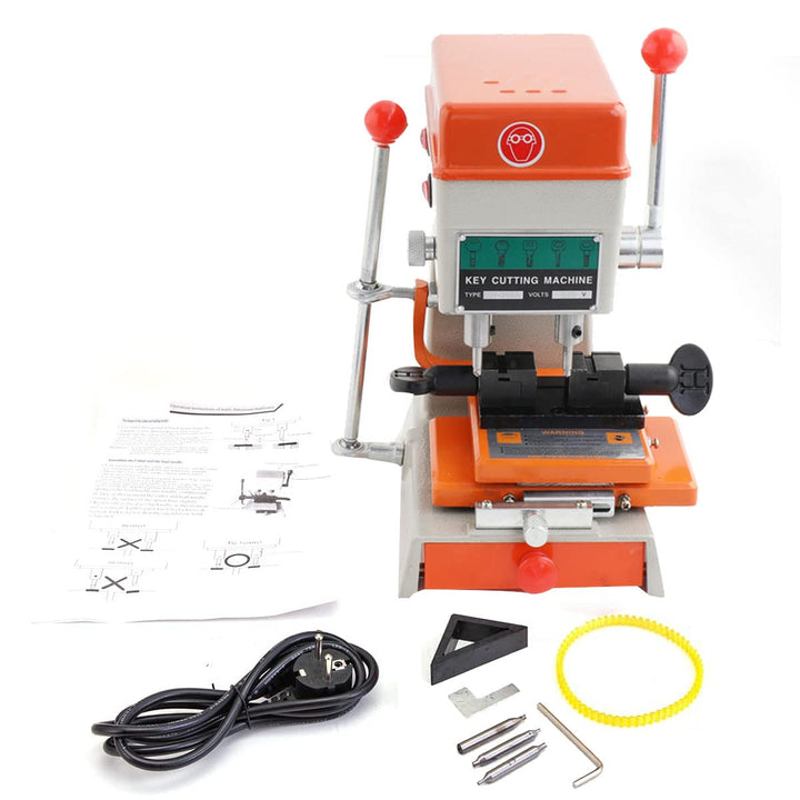 CDZHLTG Schlüsselkopiermaschine, 120W Professionelle Universal Schlüsselfräsmaschine Säulenbohrmasch
