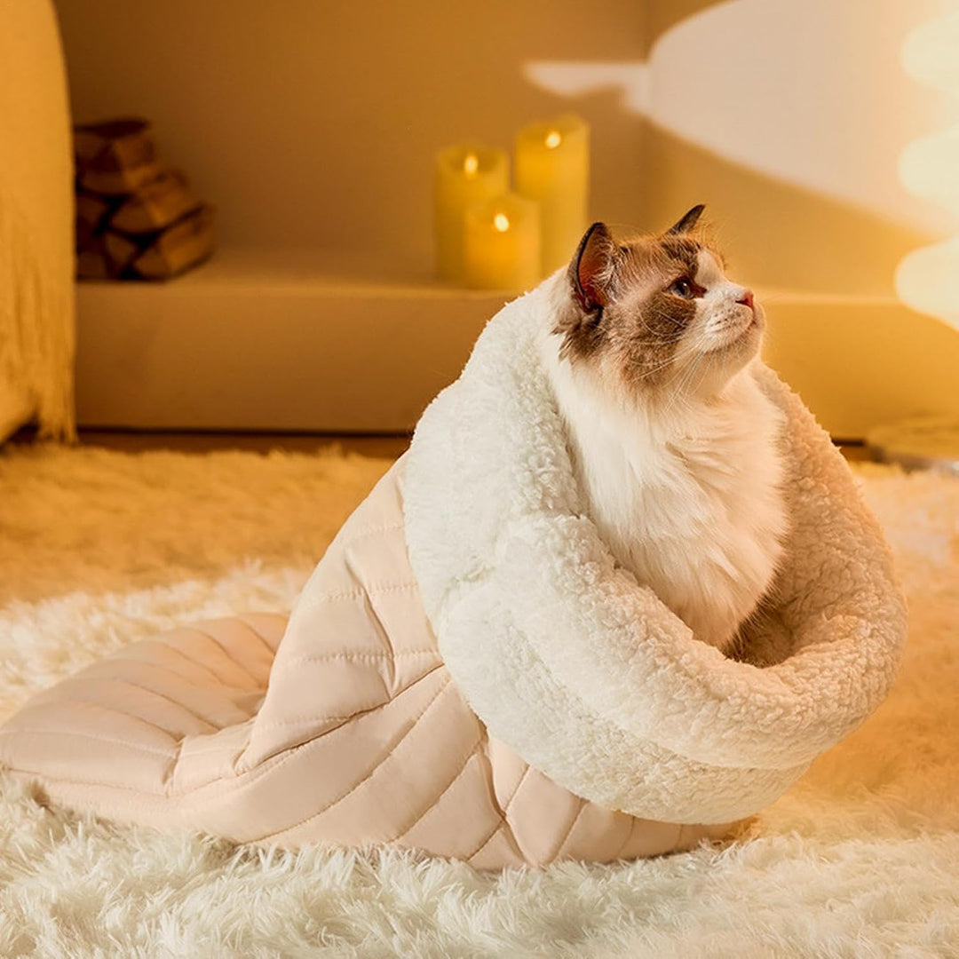 Cat Winter Sleeping Bag Warm Pet Bed, Schlafsack Für Katzen, Katzenschlafsack, Weiche Und Bequeme Ka