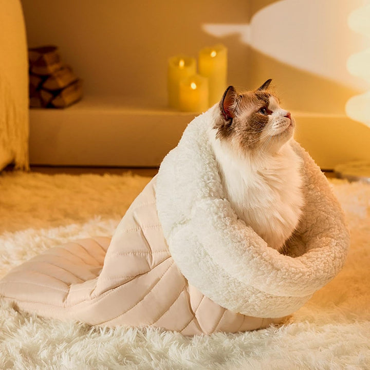 Cat Winter Sleeping Bag Warm Pet Bed, Schlafsack Für Katzen, Katzenschlafsack, Weiche Und Bequeme Ka