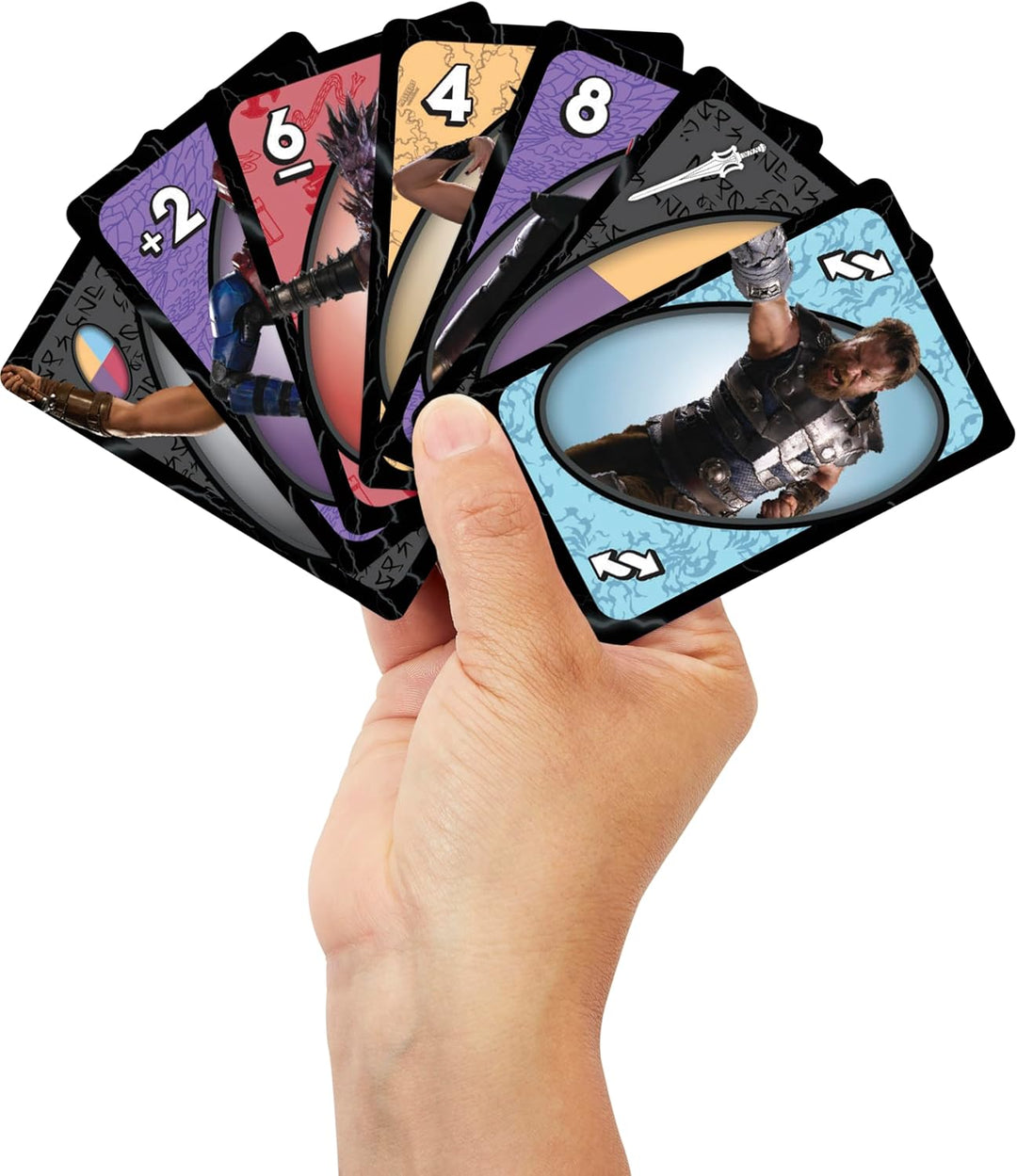 Mattel Games UNO Masters of the Universe Film Kartenspiel mit Motivdeck und Aufbewahrungsdose zum Sa