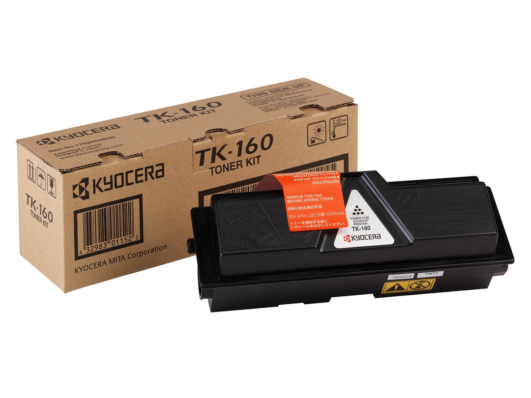 Kyocera TK-160 Original Toner-Kartusche Schwarz 1T02LY0NLC. Kompatibel für ECOSYS P2035d, FS-1120D.
