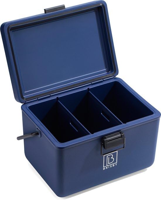 Brisby Kühlbox 12 Liter - Kühlbox ohne Strom, 40 Stunden kühl, Inklusive 2 grosse Kühlelemente 200ML