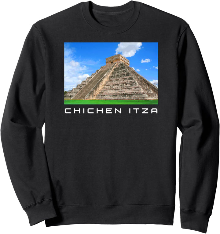 Chichen Itza Pyramid Mexico T-Shirt Tee Shirt Reise Sweatshirt