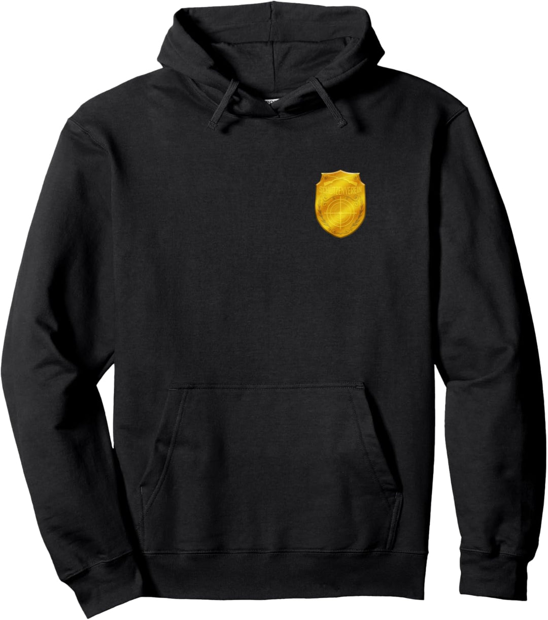 Sportschütze Schützenverein Wappen Emblem Schiessstand Pullover Hoodie