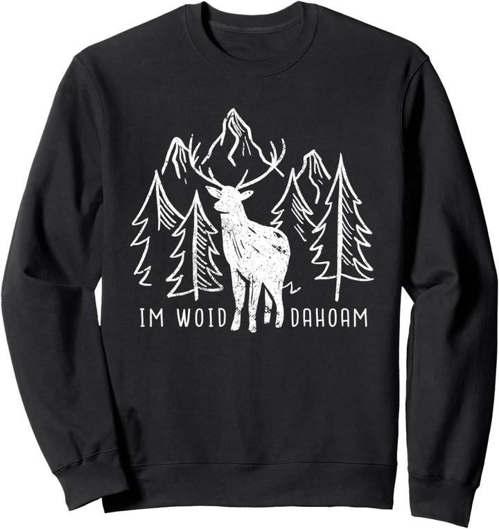 Im Woid Dahoam - für Outdoor & Bushcraft Fans Sweatshirt