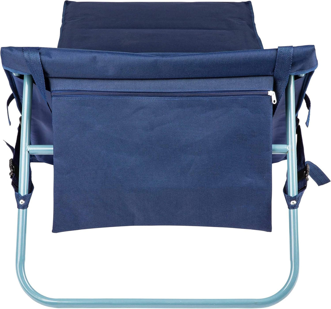 ONVAYA Premium Strandmatte 2cm gepolstert mit Rückenlehne | Strandliege faltbar | Strandmatratze | S