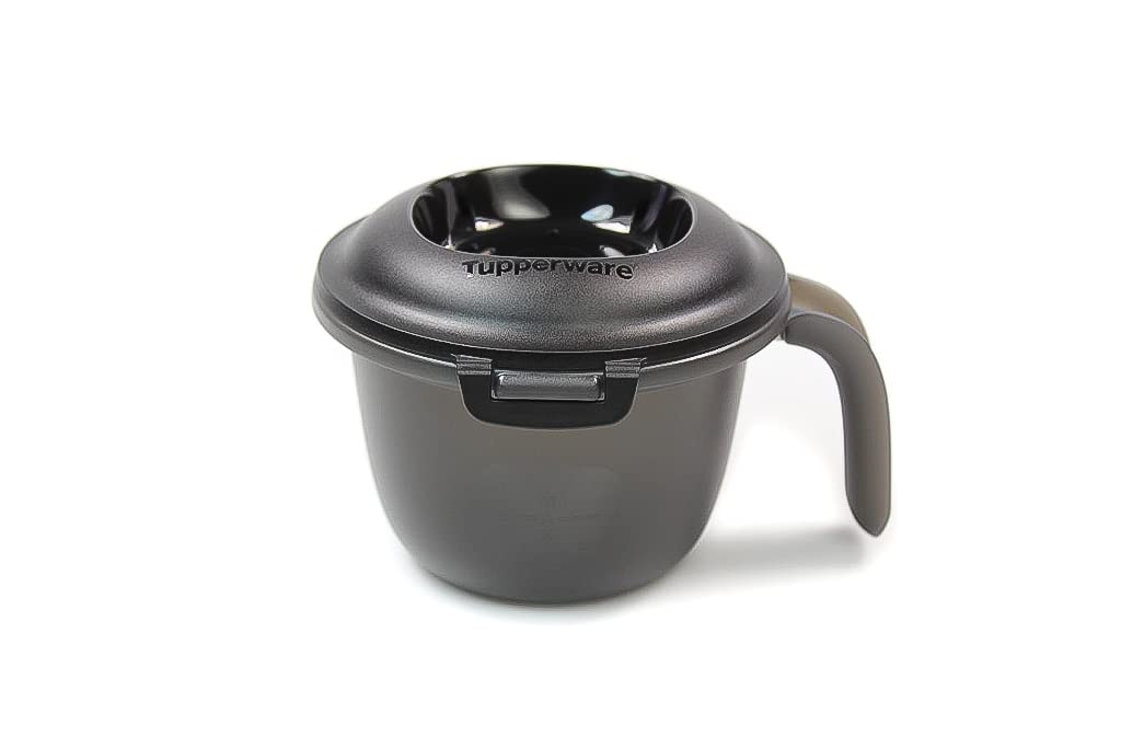 Tupperware Mikrowelle Junior-Reis-Meister 550 ml schwarz/weiss Single Reiskocher