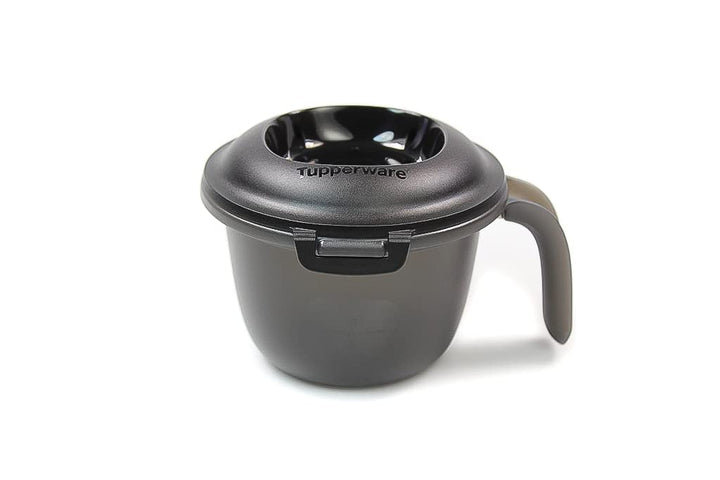 Tupperware Mikrowelle Junior-Reis-Meister 550 ml schwarz/weiss Single Reiskocher