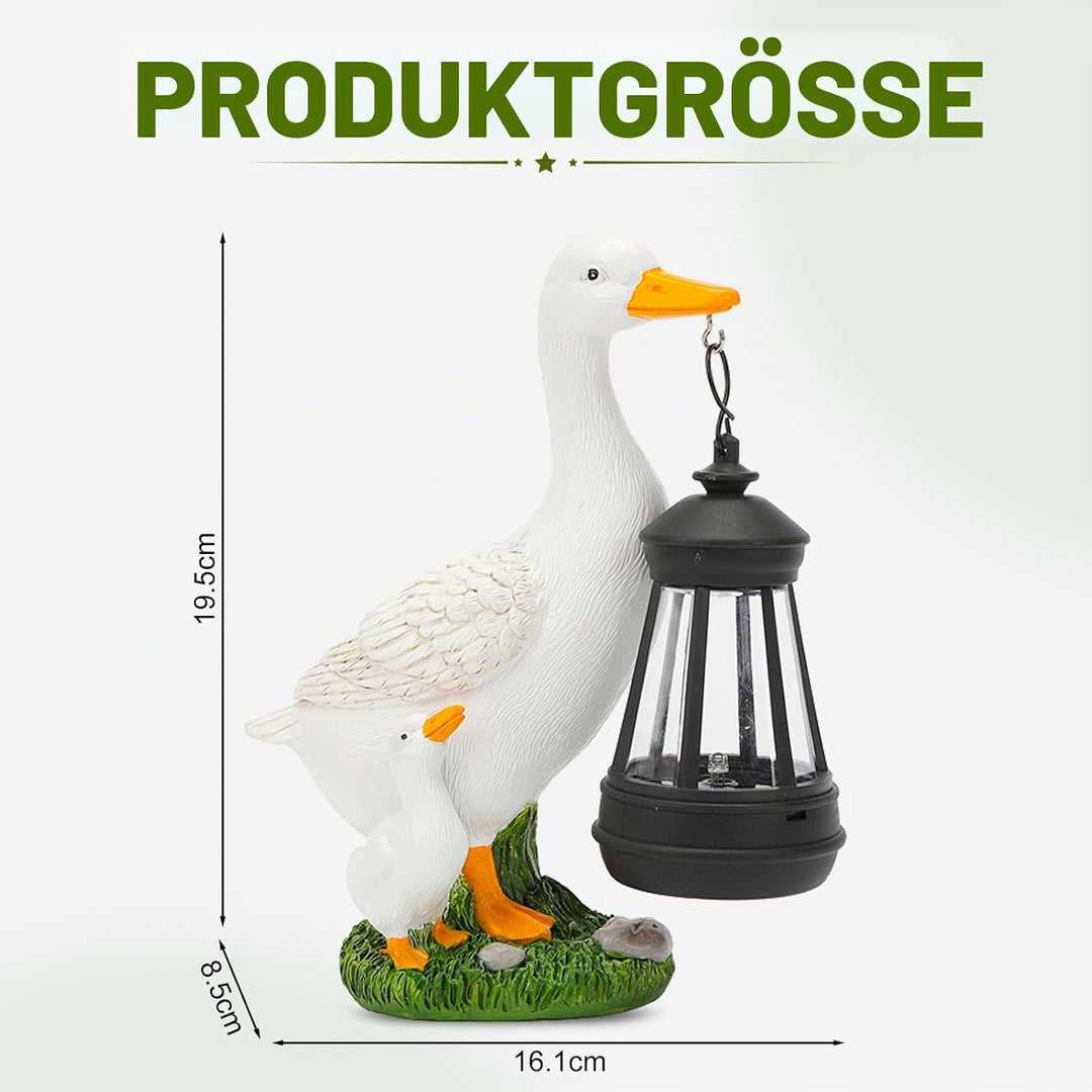 Garten Deko Figuren für Aussen mit Solar Laterne – Lustig Wasserdicht Solarlampe Figur Gartendeko fü