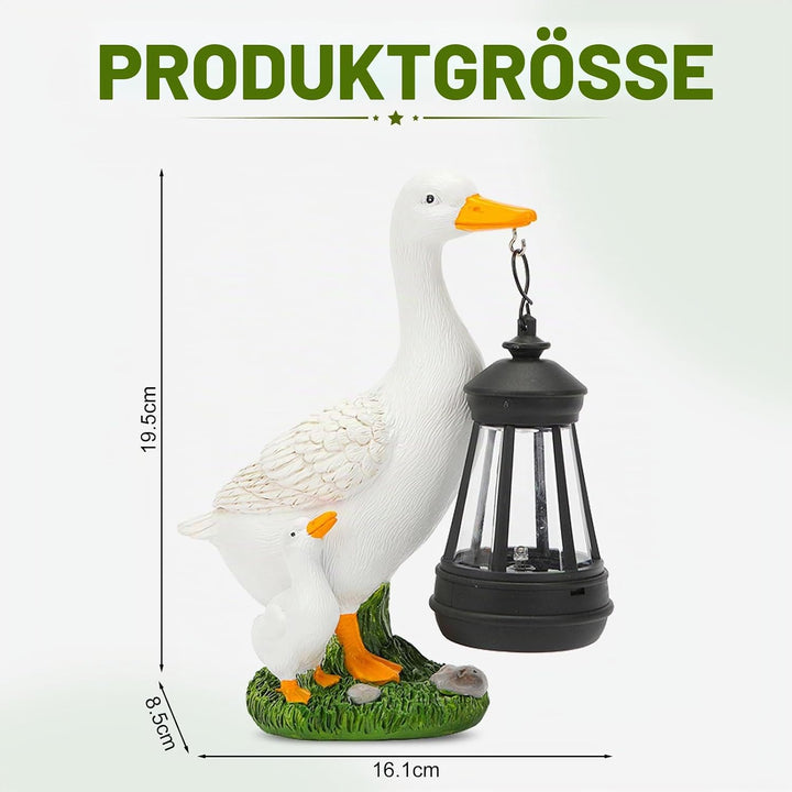 Garten Deko Figuren für Aussen mit Solar Laterne – Lustig Wasserdicht Solarlampe Figur Gartendeko fü