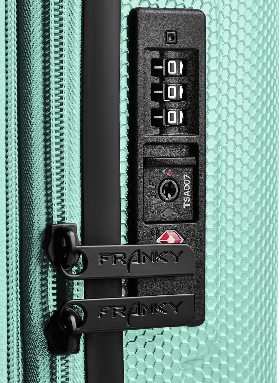 Franky Munich 4.0 Handgepäck Koffer | Hartschalen Trolley mit 4 Rollen, TSA-Zahlenschloss, Arretierb