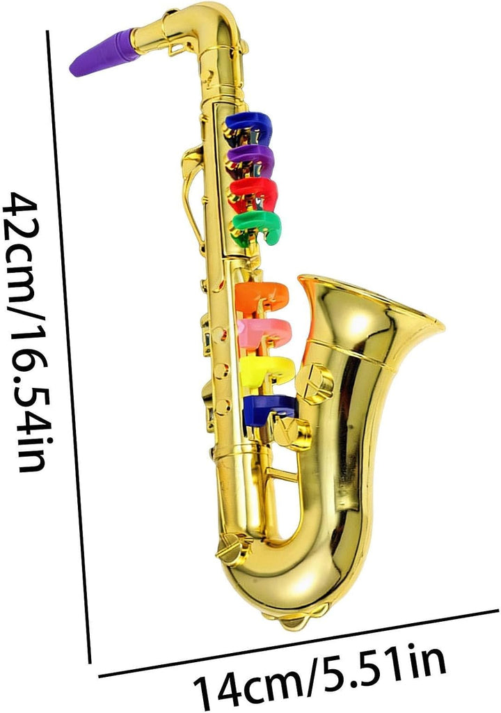 Saxophon Spielzeug in voller Grösse – Lernspielzeug, Musikinstrument, lustiges Musikinstrument | für