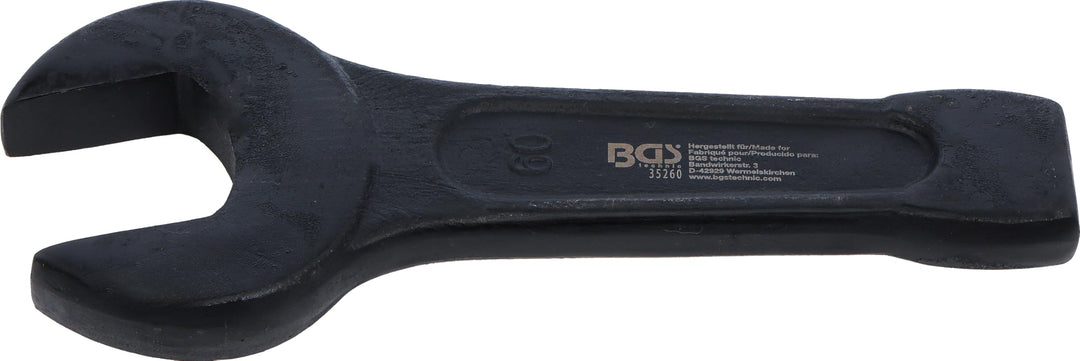 BGS 35260 | Schlag-Maulschlüssel | SW 60 mm Schlüsselweite: 60 mm, Schlüsselweite: 60 mm
