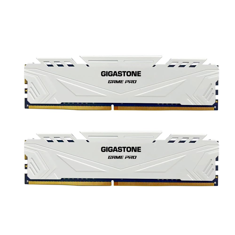 【DDR4 RAM】 GIGASTONE Game PRO 16GB Kit(2x8GB) DDR4 3200MHz PC4-25600 CL16-18-18-40 Intel XMP 2.0 AMD