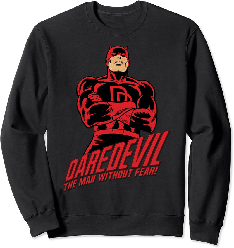 Marvel Daredevil Superhero Man Without Fear Sweatshirt