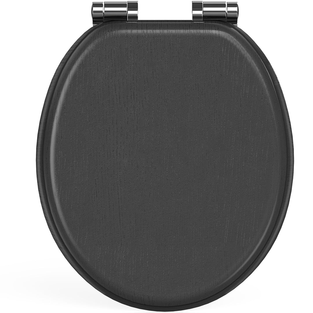 Pipishell Abattant WC avec système d'abaissement automatique (Schwarz), Schwarz