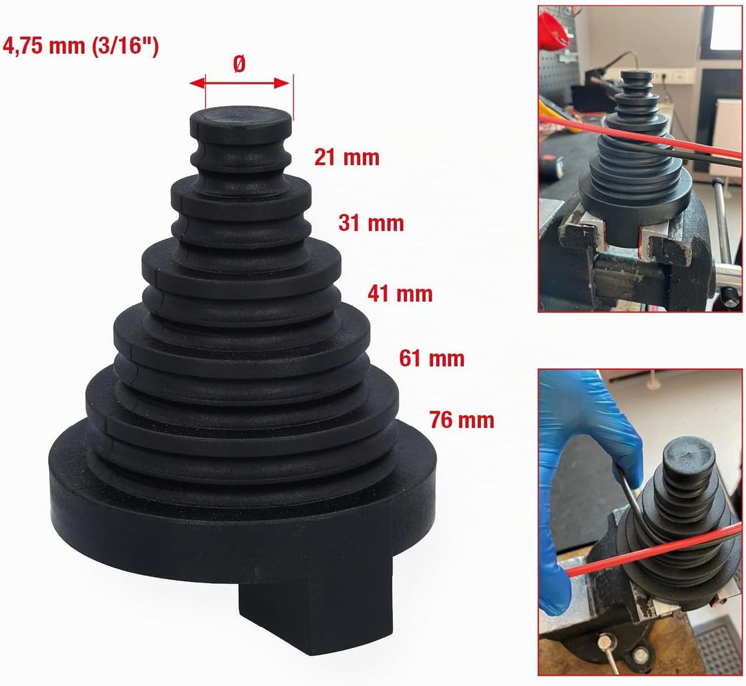 KS Tools 120.1006 Bremsleitungs-Biegewerkzeug, 4,75 mm (3/16“)