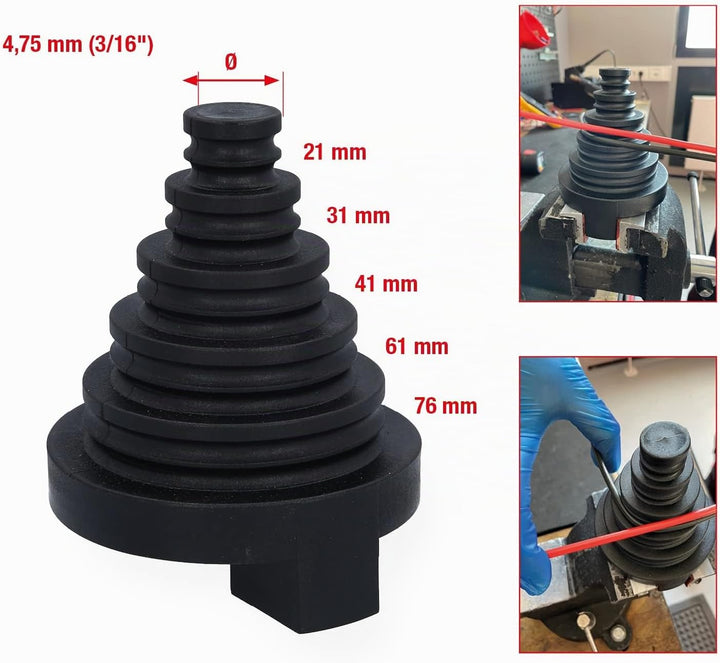 KS Tools 120.1006 Bremsleitungs-Biegewerkzeug, 4,75 mm (3/16“)