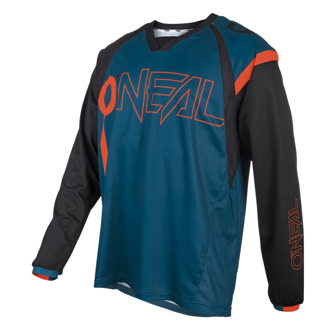 O'NEAL Unisex Element Fr Jersey Ausrüstung für Fahrrad-und Motocross, Petrol/Orange