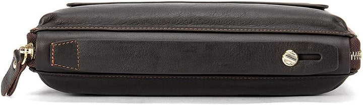Leder Handgelenktasche Herren Geschäft Handtasche Herrentasche Gross Geldbörse Echtleder Karten Clut