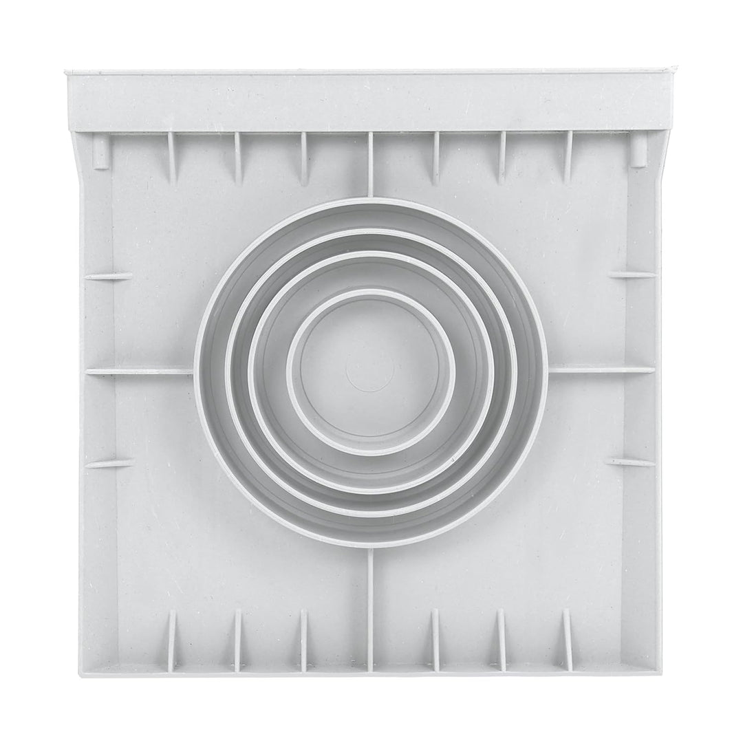 Revisionsschacht Kontrollschacht IP54 IK10 200x200x200mm mit Deckel Einlaufschacht Kanalschacht Hofa