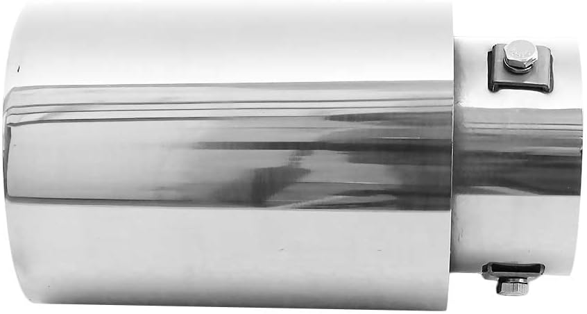 Auspuffblende Endrohr Auspuff Universell Schalldampf Edelstahl Rund bis 71mm Chrom AutoHobby