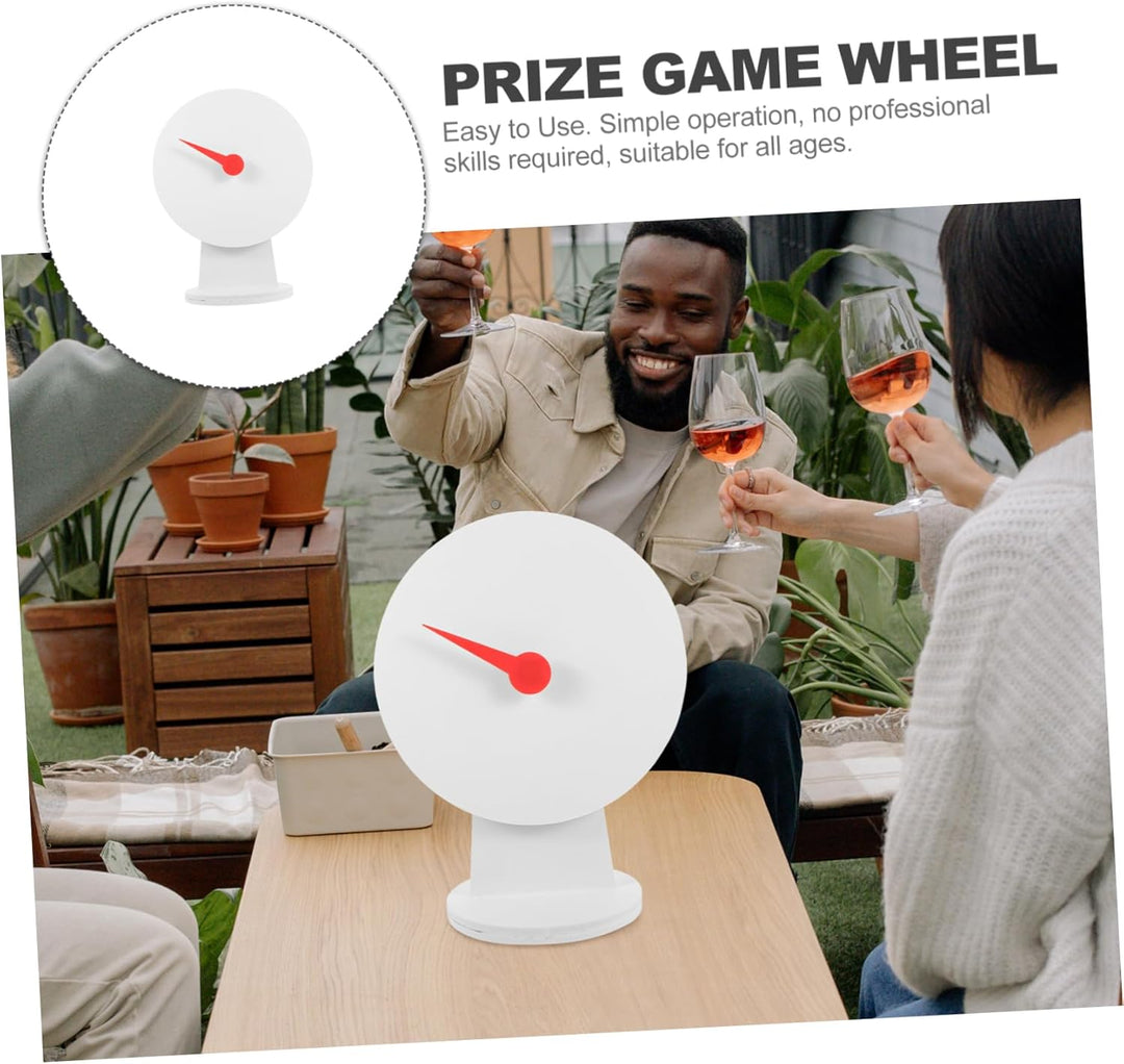 YARNOW Drehrad Spielrad Tischspielrad 30cm Leicht Transportabel Glatter Zeiger Partyspiel Für Hochze