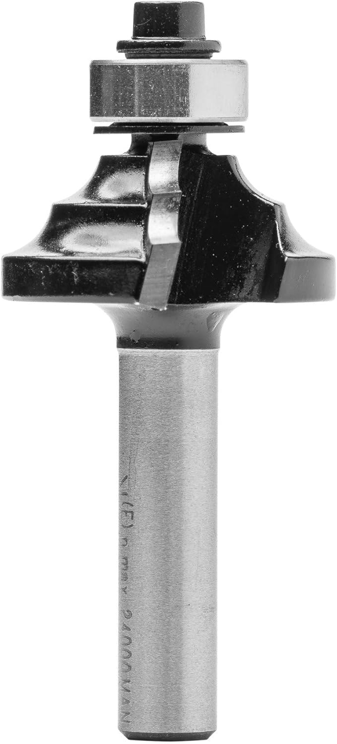 ENT 14500 Doppelradienfräser HW, Schaft (S) 8 mm, Durchmesser (D) 28,6 mm, NL 12,7 mm, R 4 mm, SL 32