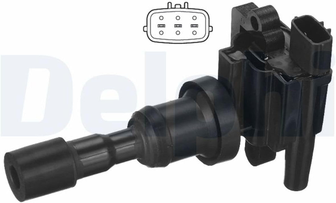 DELPHI GN10385-12B1 Zündspule 12V für MITSUBISHI Lancer VII Kombi (CSW, CTW) 134004 GN10385 MD363552