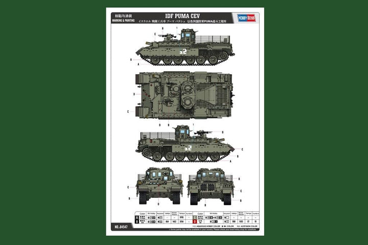 Hobby Boss 084547 1/35 Puma Batash Modellbau