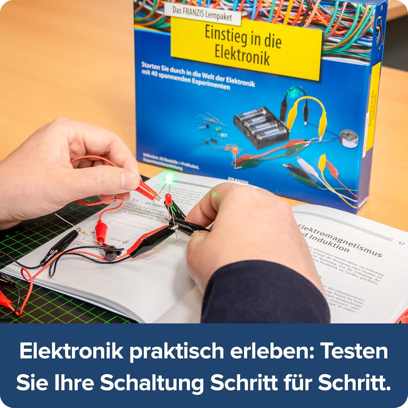 FRANZIS 65196 - Lernpaket Einstieg in die Elektronik - Spielend leicht Elektronik verstehen - empfoh