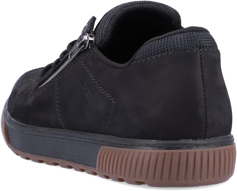 Rieker Herren Bequemschuhe 18910, Männer Schnürhalbschuhe 41 EU Schwarz, 41 EU Schwarz