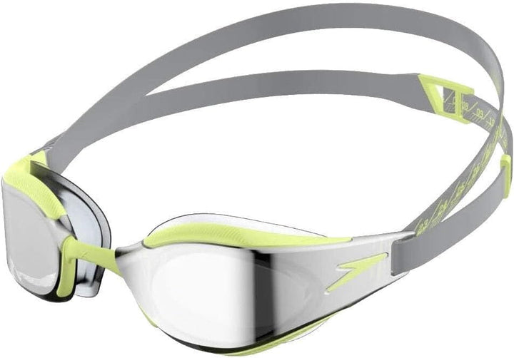Speedo Unisex Fastskin Hyper Elite Mirror Schwimmbrillen (1er Pack) Einheitsgrösse Grey/Green, Einhe