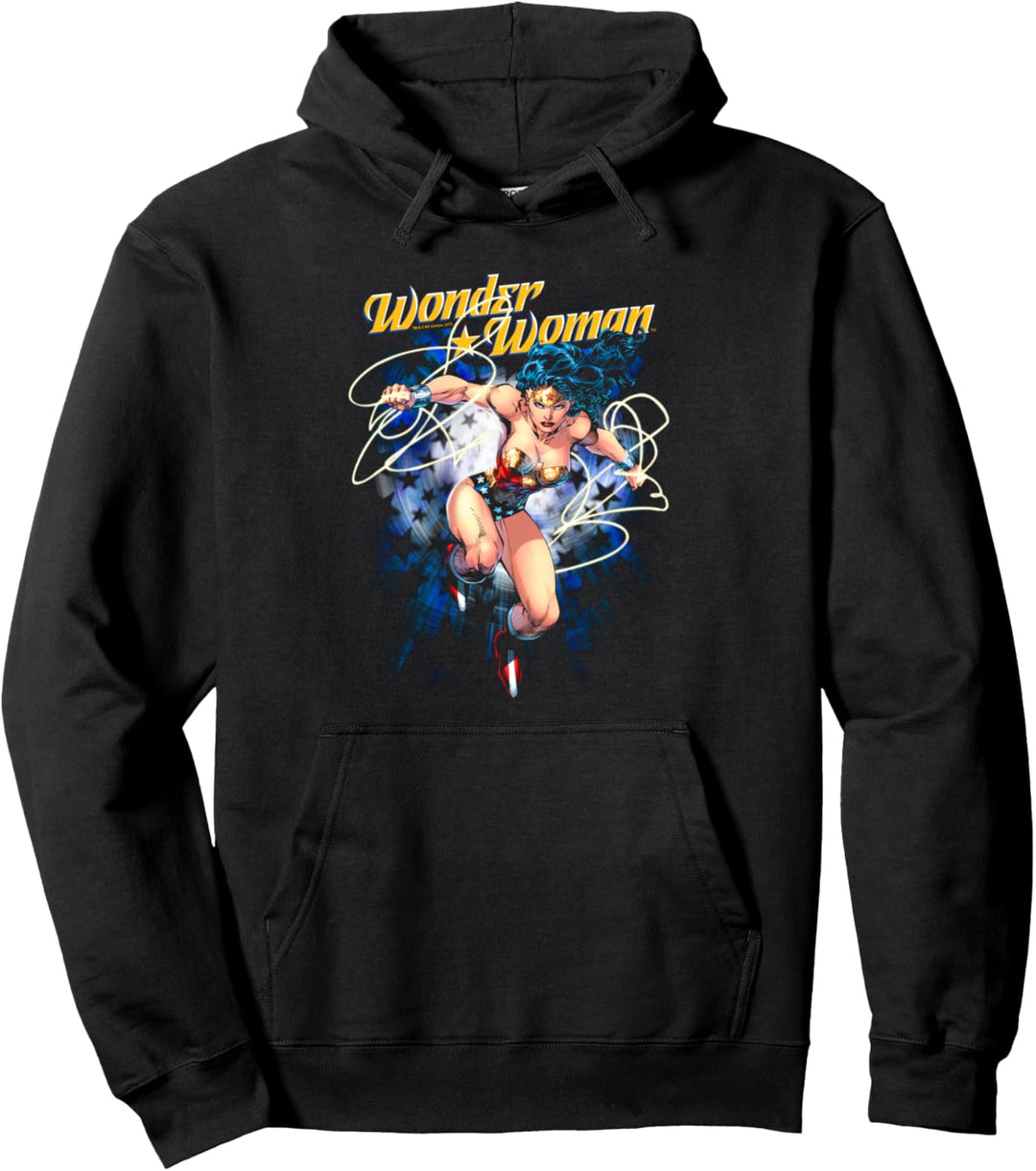Wonder Woman Starburst Pullover Hoodie