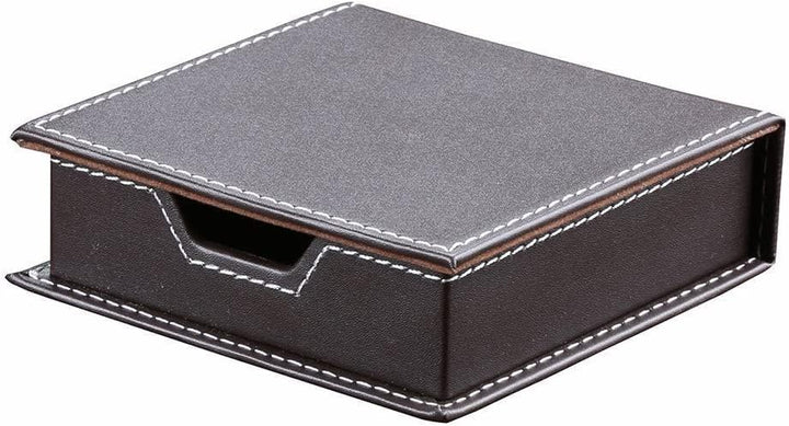 KINGFOM Büro Zubehör Set Braun, 5Pcs PU Leder Schreibtisch Set mit Schreibtisch Organizer, Kosmetikt