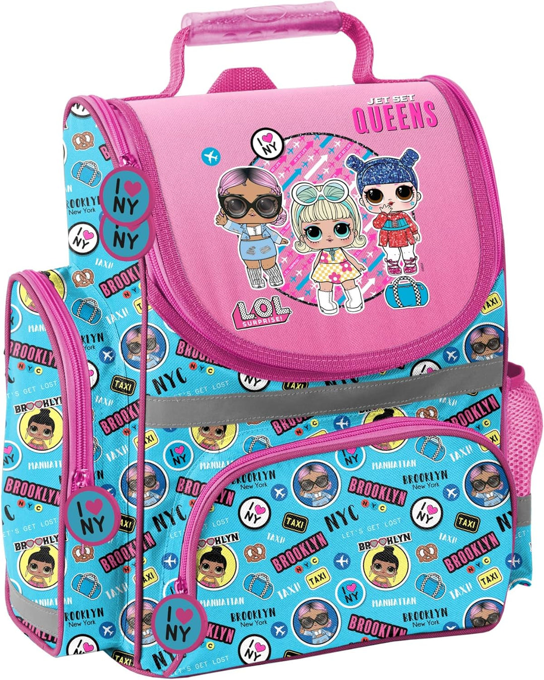 Goldkids L.O.L Surprise LOL Schulranzen Set ergonomischer Ranzen Tornister Federmappe Turnbeutel Reg