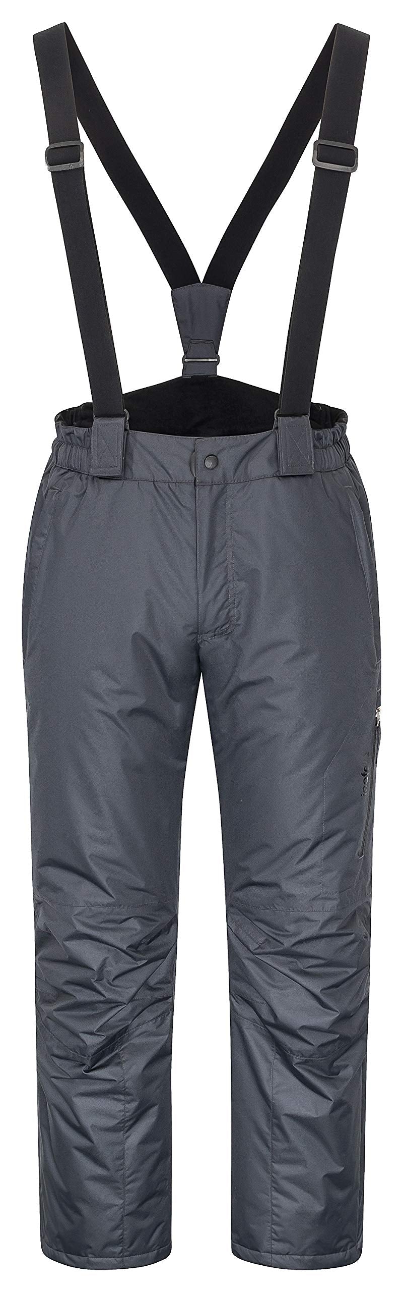 icefeld Herren Winterhose/Thermohose/Schneehose PFC frei L Anthrazit, L Anthrazit