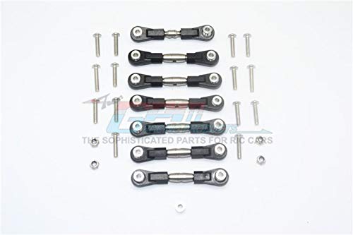 GPM HPI WR8 Flux Tuning Teile Stainless Steel Adjustable Tie Rods - 7Pc Set