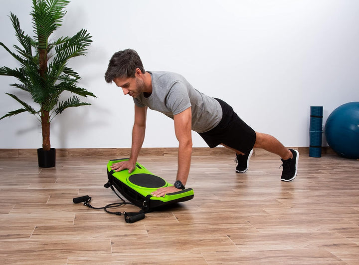 GLOBAL RELAX | Fitness-Plattform | Vibrierendes und Oszillierendes Board | Verbessert Körperhaltung,